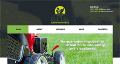 Desktop Screenshot of gliggroundworks.com